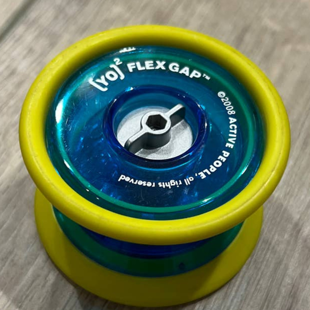 Yoyo 2 FlexGap 2008 Adjustable Yoyo Yellow Blue No String